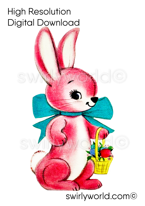 Retro Easter Spring Vintage Easter Springtime Retro 1940s-1960s Rare Images - swirly-world ...