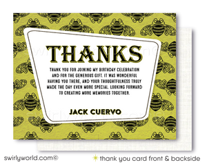 El Patron Tequila Label Liquor 30th,40th, 50th Birthday Party Printed Invitations for Guys