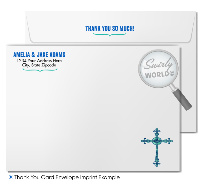 Dual Sacrament Invitation Set - First Holy Communion & Confirmation, Editable Vintage Watercolor Design, Includes Thank You Cards