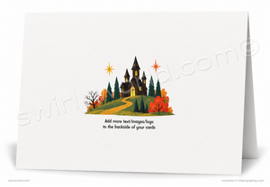 We All Light Up Pumpkin Halloween Greeting Card