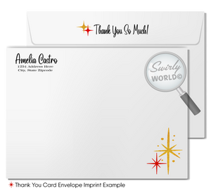 Retro Mid-Century Pin-up Girl Bachelorette Party Invitations & Thank You Cards - Customizable 1950s Glamour Set