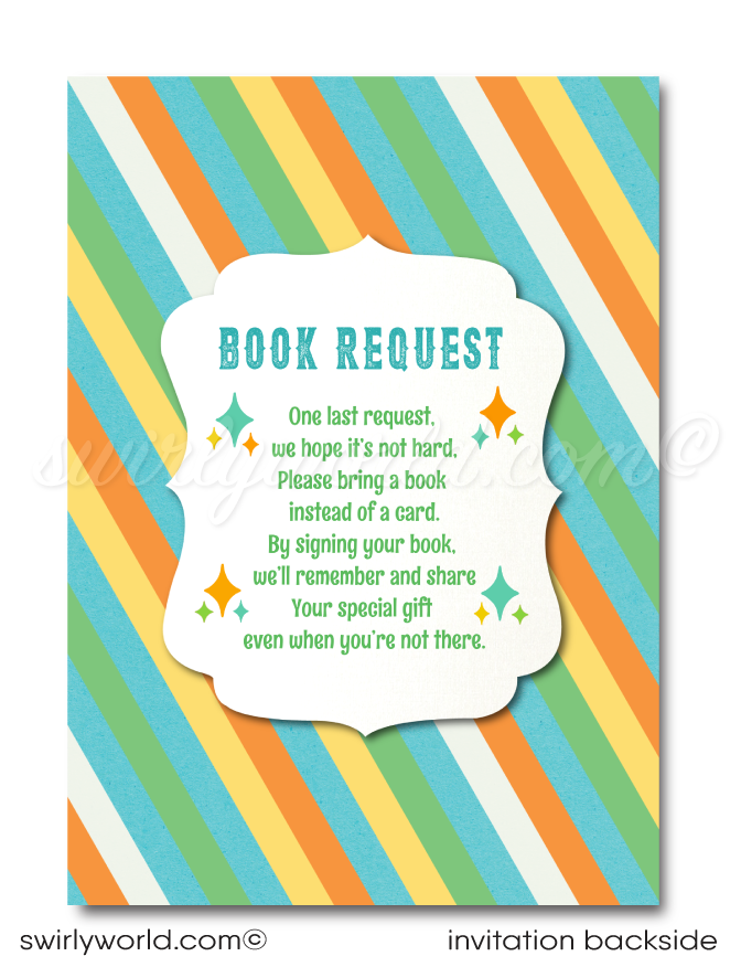 Whisk your guests away to a whimsical world with our Retro-Style Carousel First Birthday Invitation. This digital bundle includes invitations, thank-you cards, and complementary envelope designs, capturing nostalgic fun and timeless elegance. Effortlessly plan your celebration with this eco-friendly and stylish set.