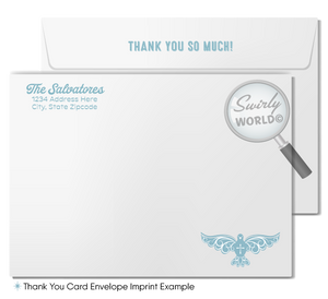 Vintage Blue Cross and Dove First 1st Holy Communion Invitation and Thank You Card for Boys