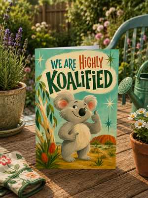Funny Koala Bear Cartoon Prospecting New Business Customer Cards
