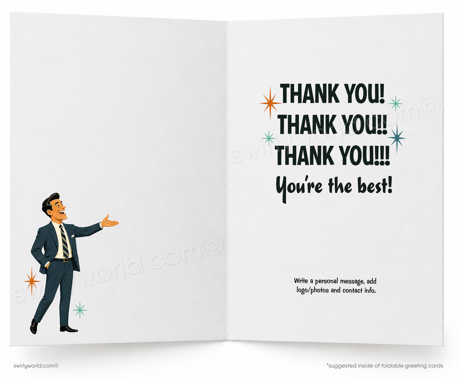 We Can’t Say It Loud Enough Business Thank You Card