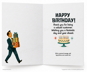 We Can’t Say It Loud Enough Customer Business Birthday Card