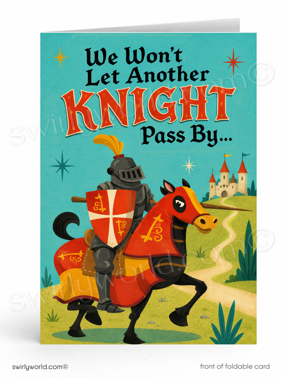 We Won’t Let Another Knight Pass By Business Thank You Greeting Card