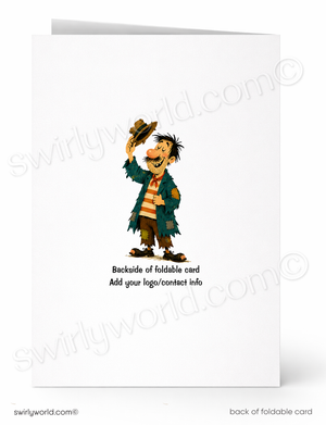 Wouldn’t I Be a Bum Friend Funny Cartoon Birthday Card