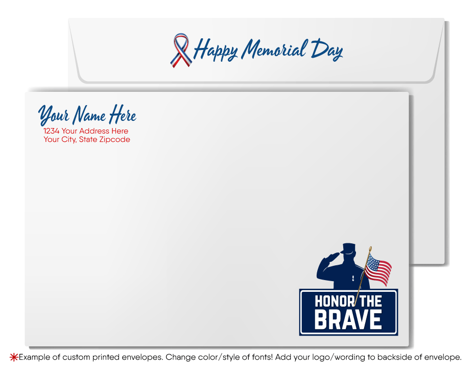 Happy Memorial Day Greeting Cards for Customers