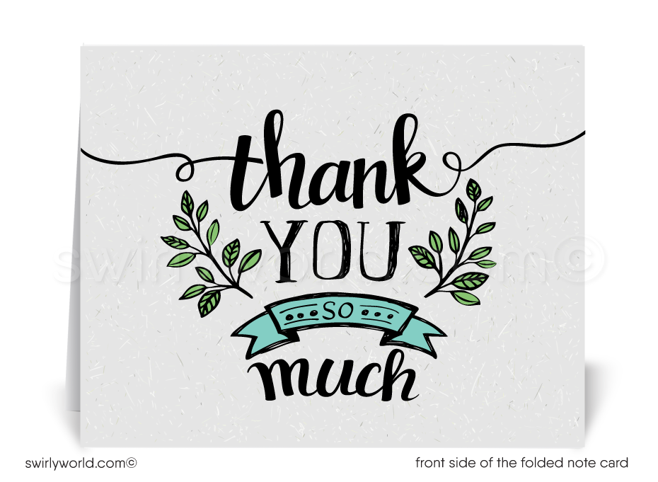 Retro Client Thank You Cards for Business