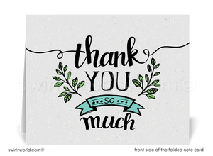 Retro Client Thank You Cards for Business