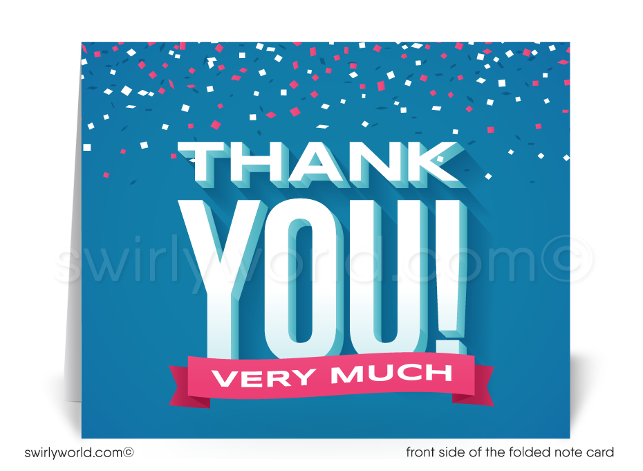 Corporate Professional Business Thank You Cards for Customers