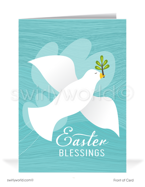 Christian Dove Religious Easter Greeting Cards