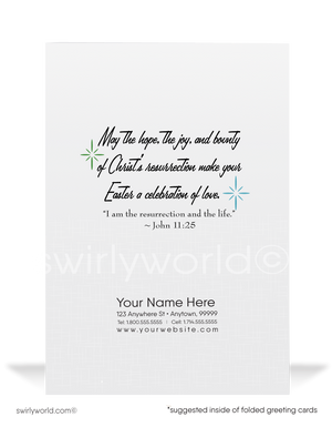 1960s Mid-Century Retro Vintage Christian Religious Happy Easter Greeting Cards