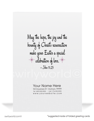 1950s-1960s mid-century retro vintage religious Christian Jesus resurrection day happy Easter greeting cards.