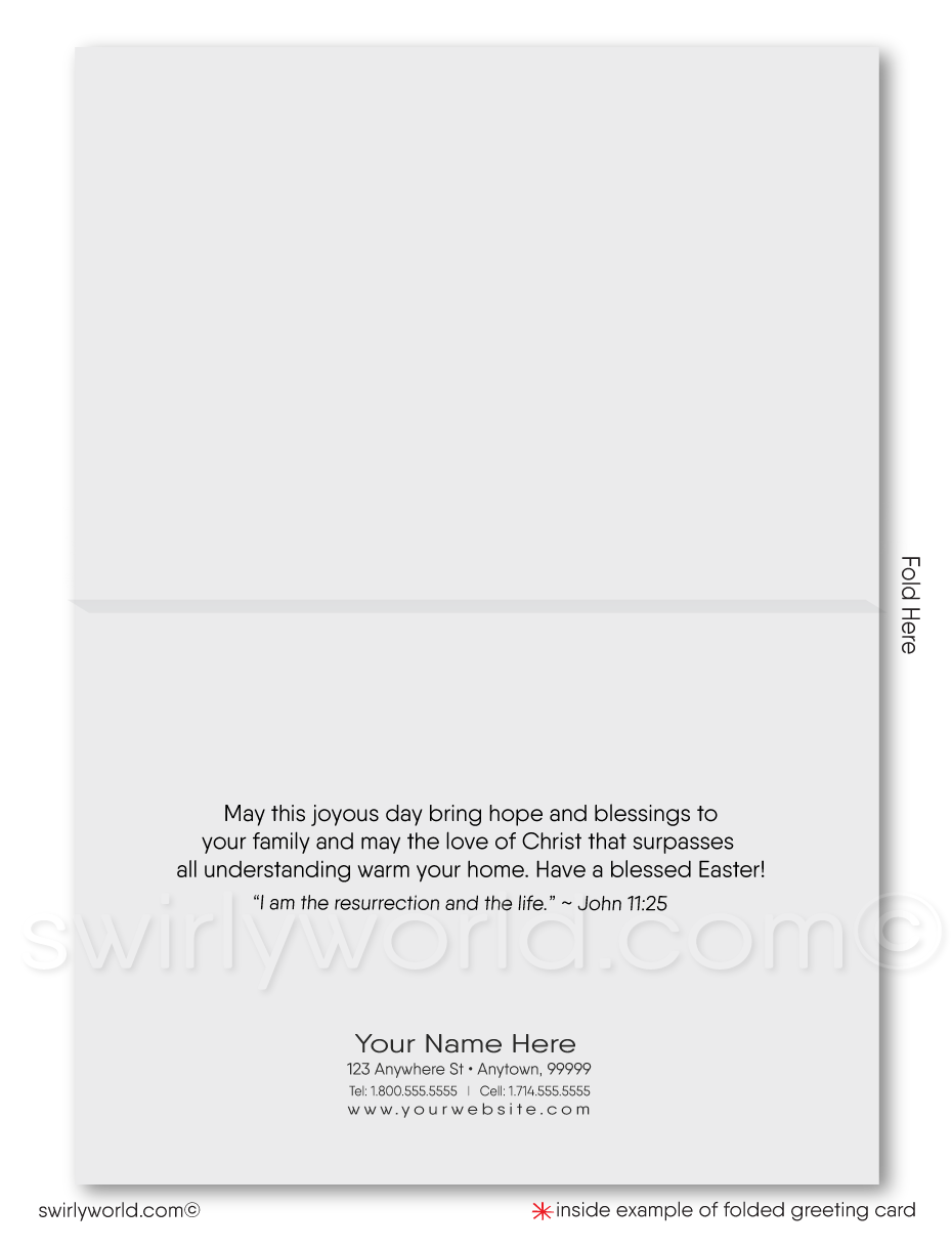 Religious Christian Happy Easter greeting cards.