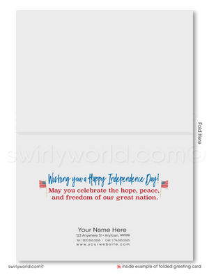 Patriotic American flag balloons red, white, and blue celebrating Independence Day; happy 4th of July greeting cards.