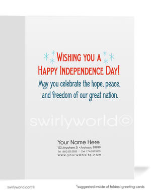 Vintage 1920s Victorian Patriotic Art Deco Happy 4th of July Greeting Cards