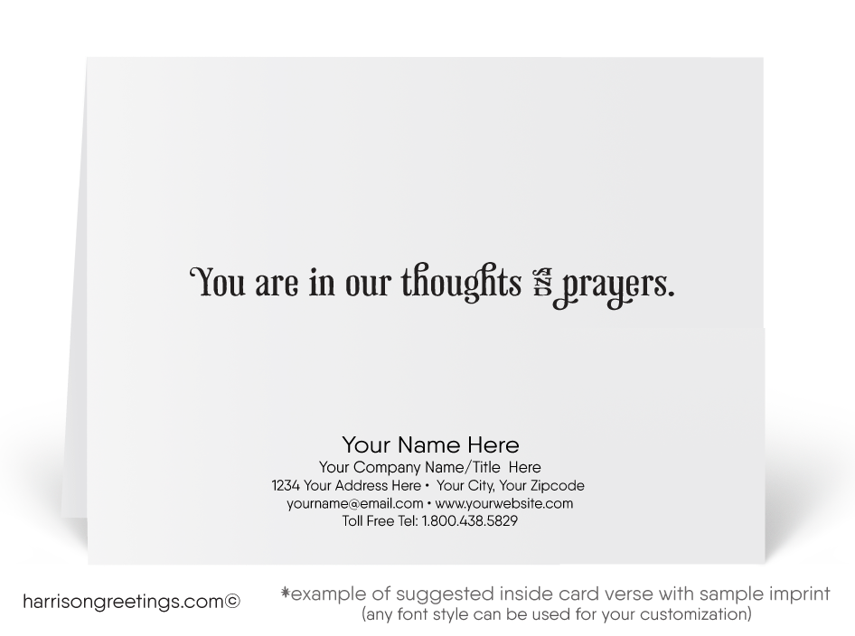 Retro Modern Thinking of You Greeting Cards