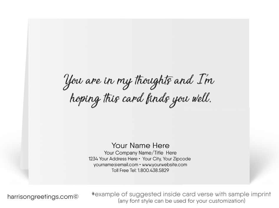 Thinking of You Modern Greeting Cards
