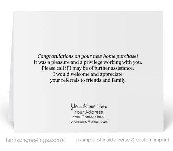 Thank You Referral Cards For Realtors