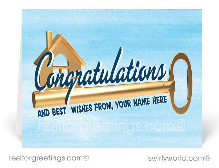 Client Congratulations Cards on New Home Purchase