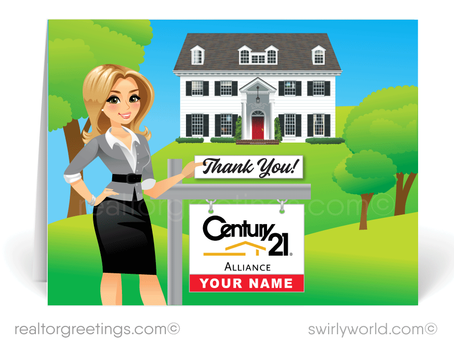"Thank You For Listing With Me" Cards for Realtors