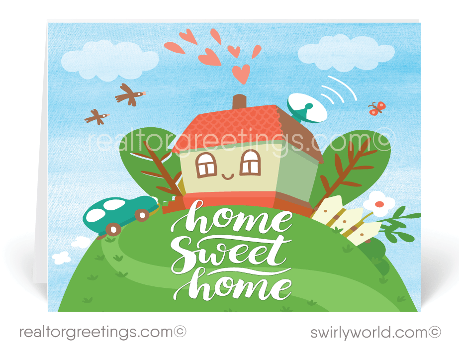 "Welcome Home" Home Sweet Home Realtor Cards
