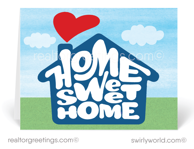 "Welcome Home" Home Sweet Home Realtor Cards