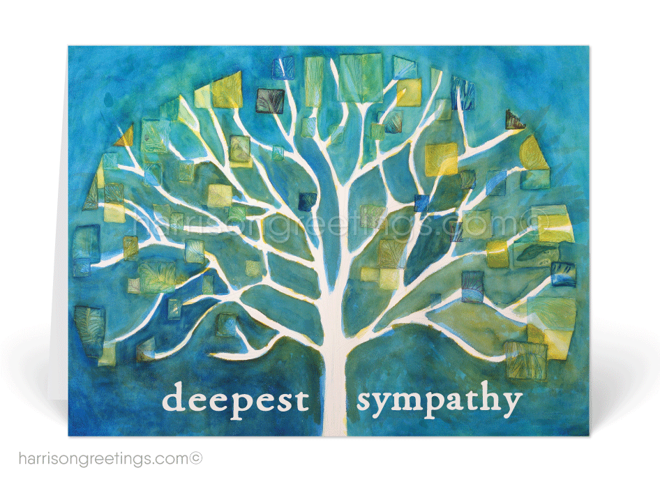 Modern Watercolor With Sympathy Cards