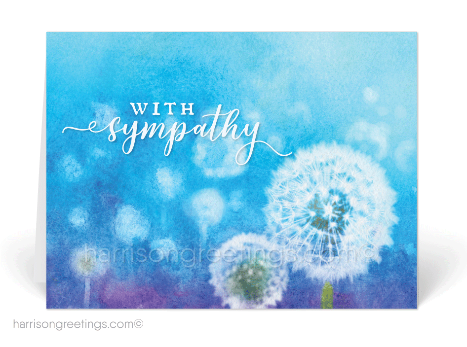 Beautiful Watercolor With Sympathy Cards