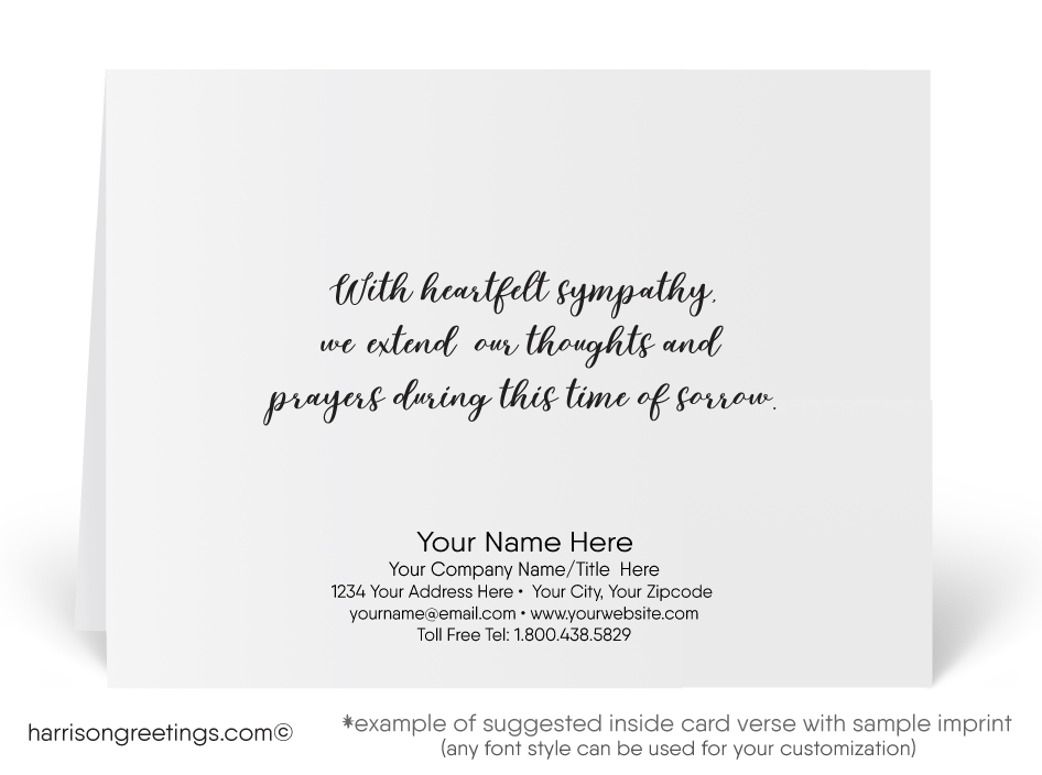 Traditional Navy With Sympathy Cards