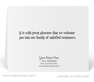 Welcome Aboard Cards for New Customers