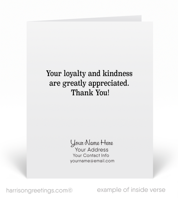 Thank You For Your Referral Greeting Cards