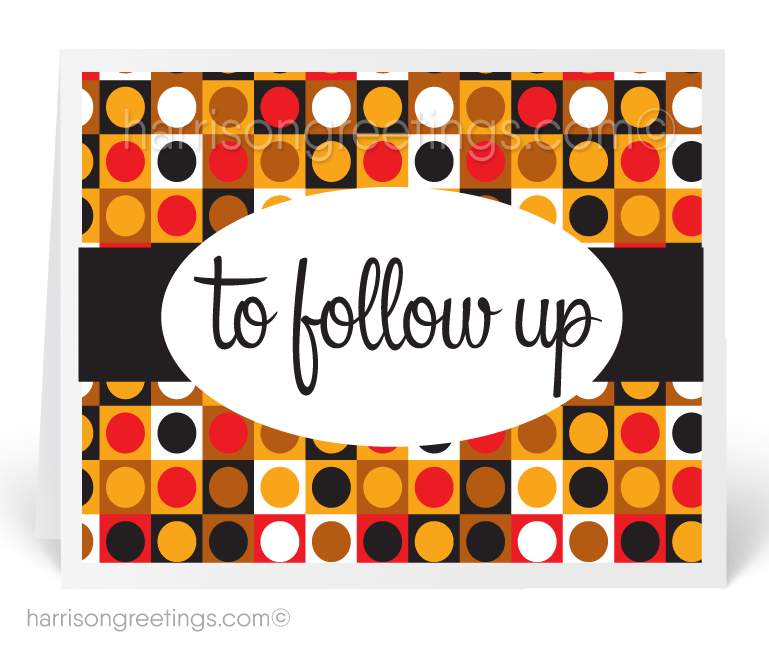 To Follow Up Sales Prospecting Client Cards