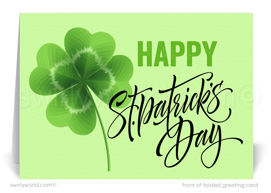Business Happy St. Patrick's Day Cards for Customers