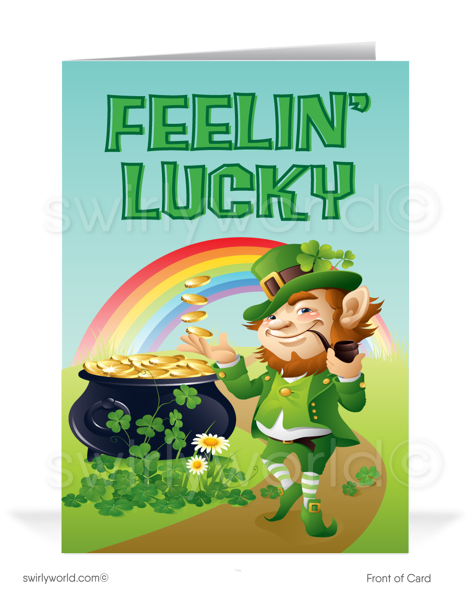 Lucky To Have You As A Customer St. Patrick's Day Cards for Business
