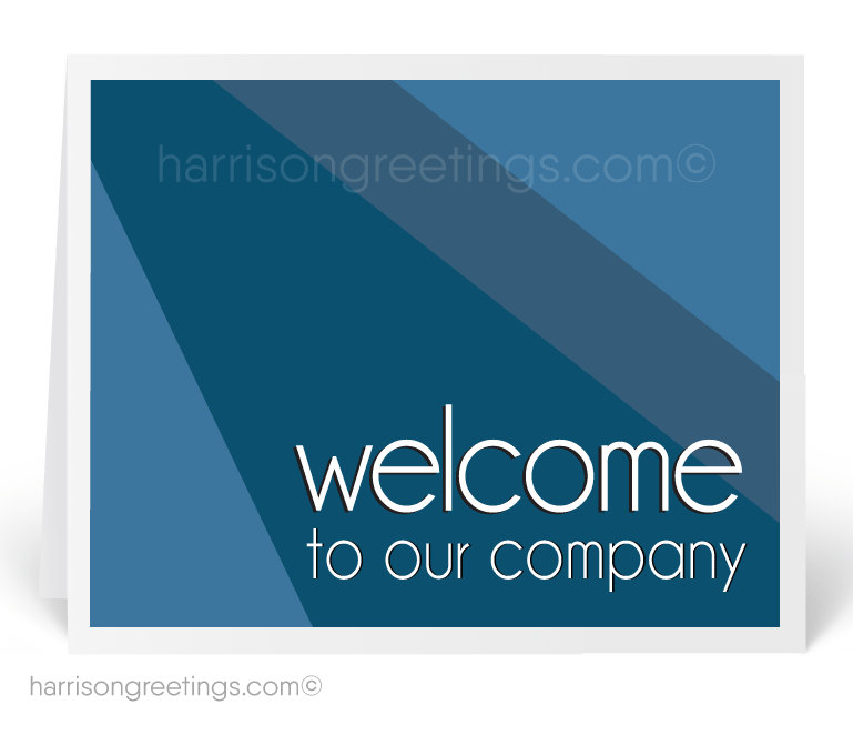 Modern Welcome to Our Company Cards