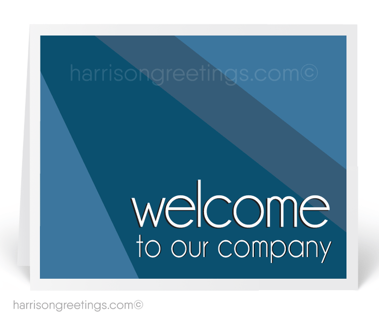 Modern Welcome to Our Company Cards