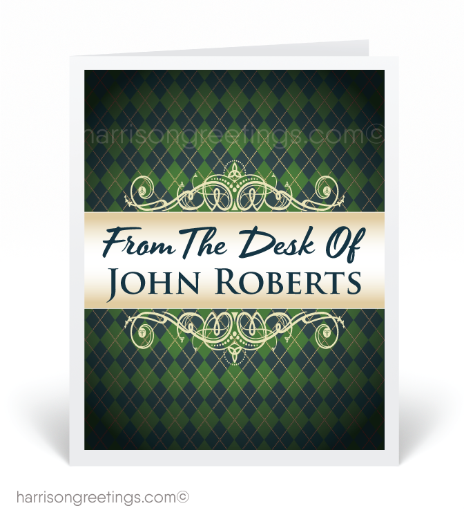 "From the Desk Of" Business Note Cards