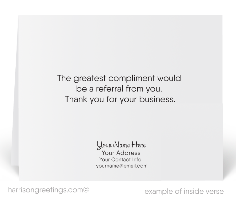 Modern Referral Greeting Cards for Customers