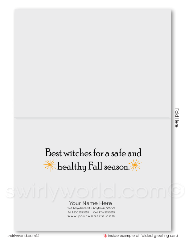 1930's Vintage Art Deco Retro Witch Halloween Greetings Cards. Vintage 1920s witch halloween greeting cards