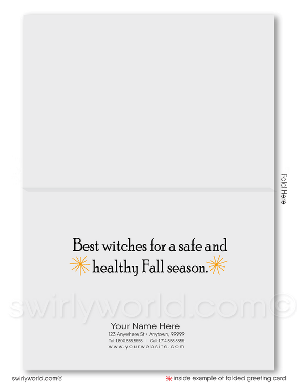 1930's Vintage Art Deco Retro Witch Halloween Greetings Cards. Vintage 1920s witch halloween greeting cards