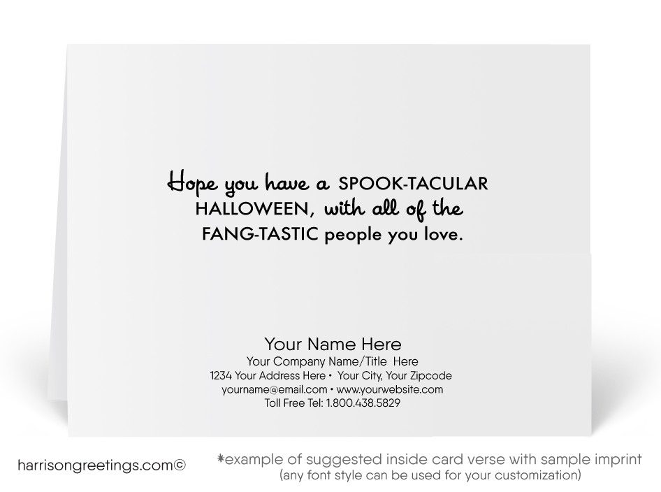 Business Halloween Greeting Cards for Customers