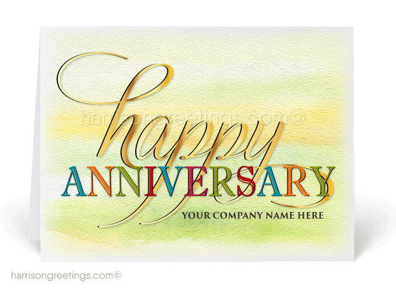 Anniversary Cards for Business Professionals