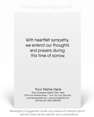 Vintage With Sympathy Greeting Cards