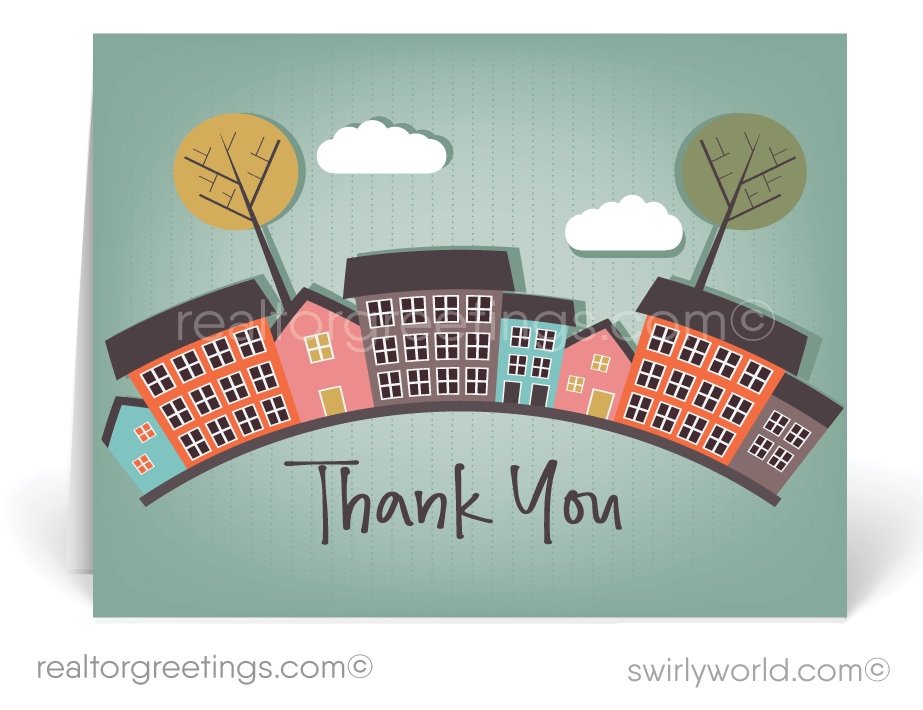 Thank You Note Cards For Realtors swirlyworlddesign