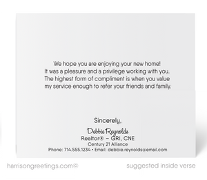 Client Congratulations Cards on New Home Purchase