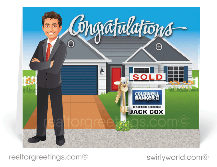 Congratulations On Your New Home Purchase Realtor Cards