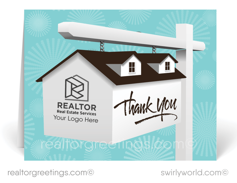 "Thank You For Listing With Me" Cards for Realtors